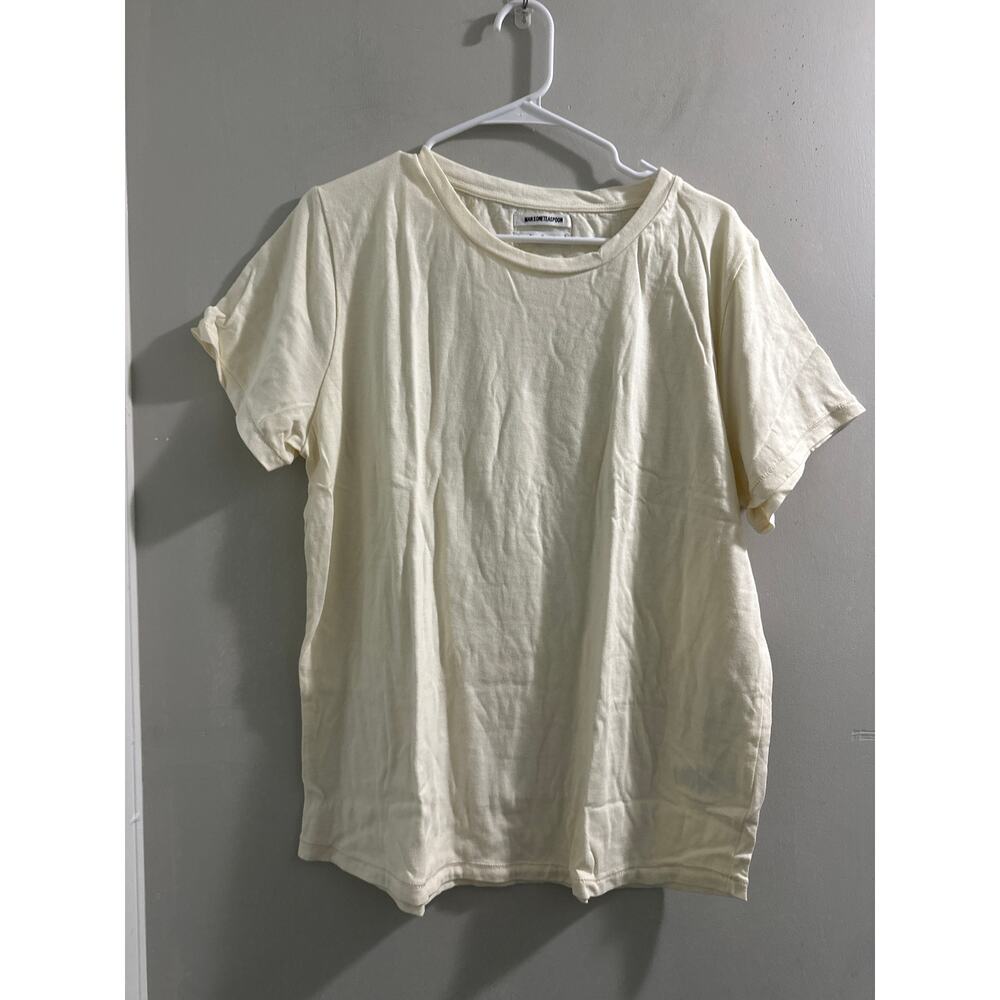 🔴one teaspoon mr ray tee Men's size‎ XL New Cream